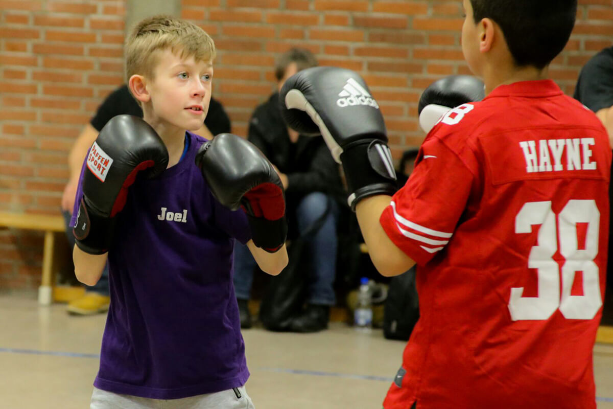 TuS Boxen Training Jungs