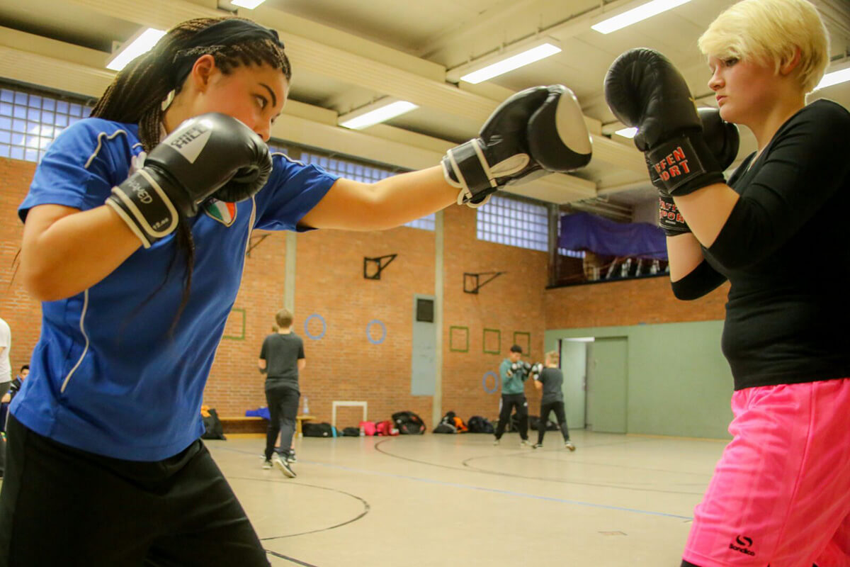 TuS Boxen Partnertraining Ladys