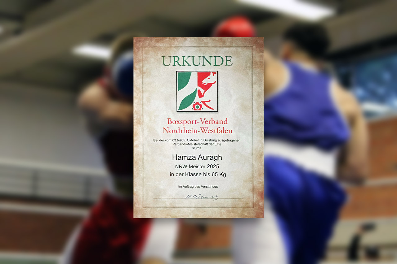Hamza Auragh ist NRW-Meister Elite